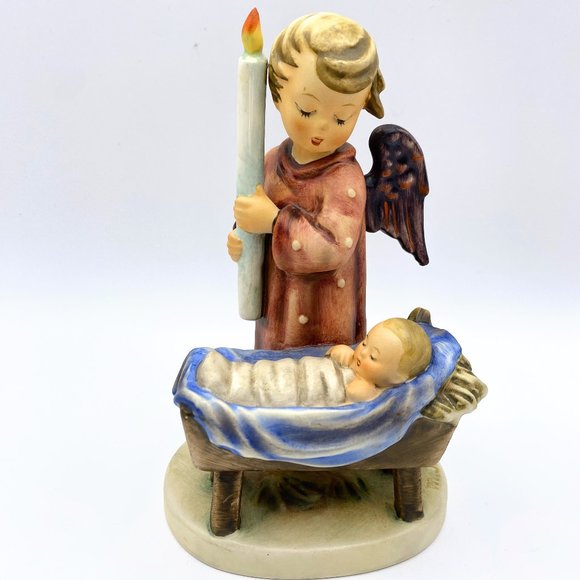 Goebel M.I. Hummel # 194 "Watchful Angel" TMK6 figurine 6.5" Tall Mnt